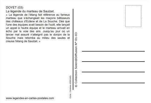 La légende de l'étang de Saulzet