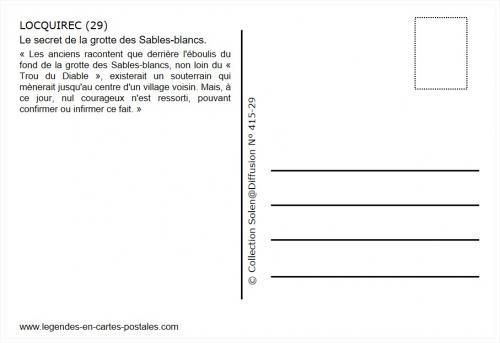 Le mystère de la Grotte des Sables-Blancs
